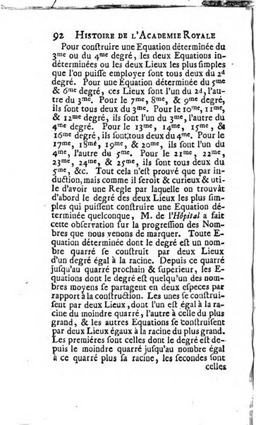 Histoire de l'Académie royale des sciences avec les Mémoires de mathematique & de physique, pour la même année, tires des registres de cette Académie.