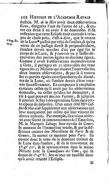 Histoire de l'Académie royale des sciences avec les Mémoires de mathematique & de physique, pour la même année, tires des registres de cette Académie.