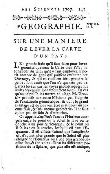 Histoire de l'Académie royale des sciences avec les Mémoires de mathematique & de physique, pour la même année, tires des registres de cette Académie.