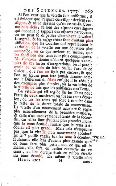 Histoire de l'Académie royale des sciences avec les Mémoires de mathematique & de physique, pour la même année, tires des registres de cette Académie.