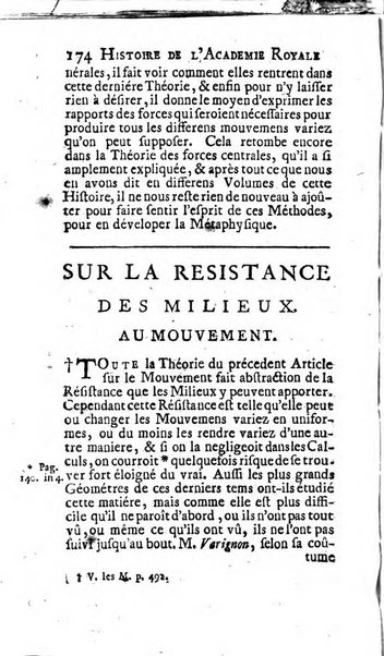 Histoire de l'Académie royale des sciences avec les Mémoires de mathematique & de physique, pour la même année, tires des registres de cette Académie.