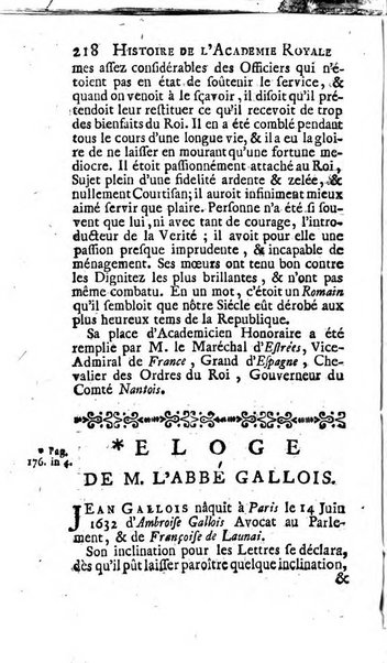 Histoire de l'Académie royale des sciences avec les Mémoires de mathematique & de physique, pour la même année, tires des registres de cette Académie.