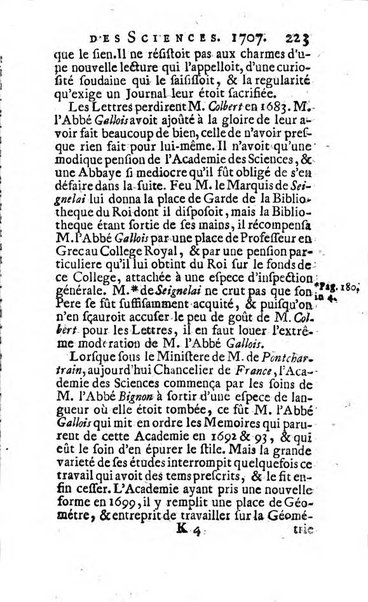 Histoire de l'Académie royale des sciences avec les Mémoires de mathematique & de physique, pour la même année, tires des registres de cette Académie.