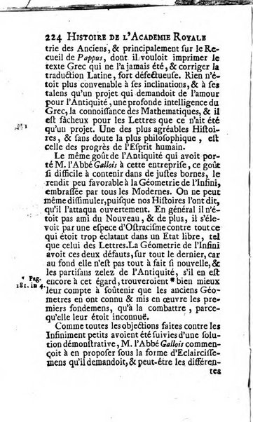 Histoire de l'Académie royale des sciences avec les Mémoires de mathematique & de physique, pour la même année, tires des registres de cette Académie.