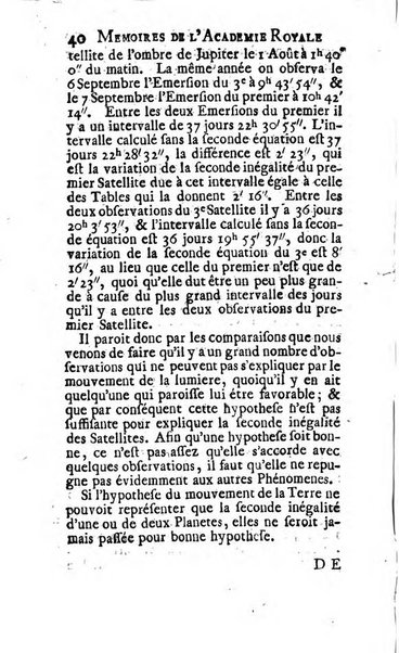 Histoire de l'Académie royale des sciences avec les Mémoires de mathematique & de physique, pour la même année, tires des registres de cette Académie.