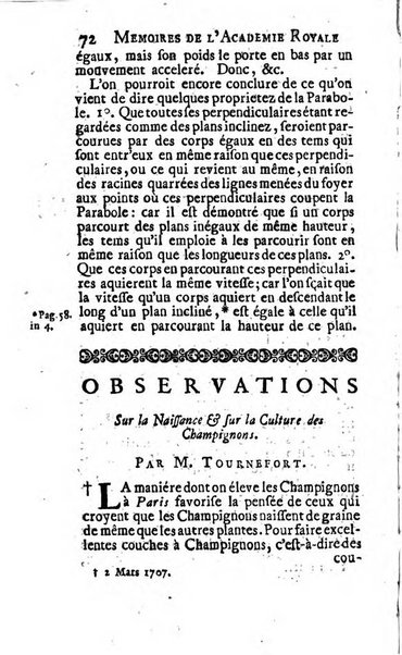 Histoire de l'Académie royale des sciences avec les Mémoires de mathematique & de physique, pour la même année, tires des registres de cette Académie.