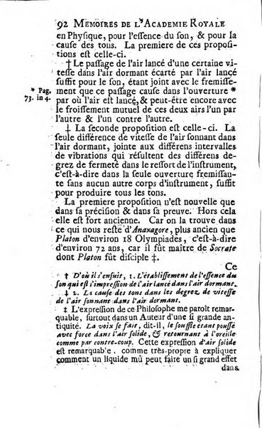 Histoire de l'Académie royale des sciences avec les Mémoires de mathematique & de physique, pour la même année, tires des registres de cette Académie.