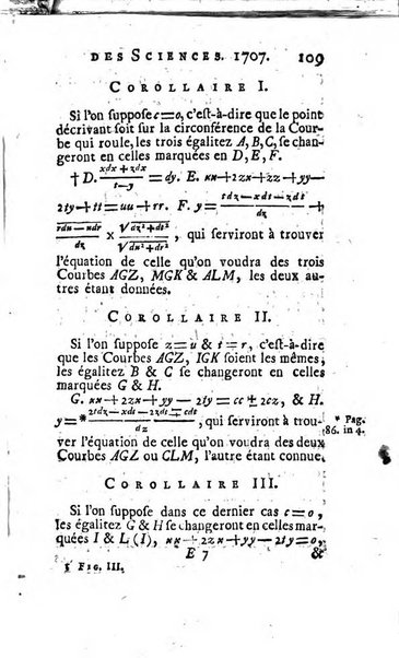 Histoire de l'Académie royale des sciences avec les Mémoires de mathematique & de physique, pour la même année, tires des registres de cette Académie.