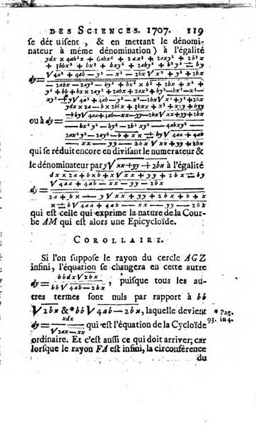 Histoire de l'Académie royale des sciences avec les Mémoires de mathematique & de physique, pour la même année, tires des registres de cette Académie.