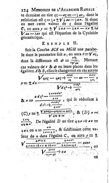 Histoire de l'Académie royale des sciences avec les Mémoires de mathematique & de physique, pour la même année, tires des registres de cette Académie.