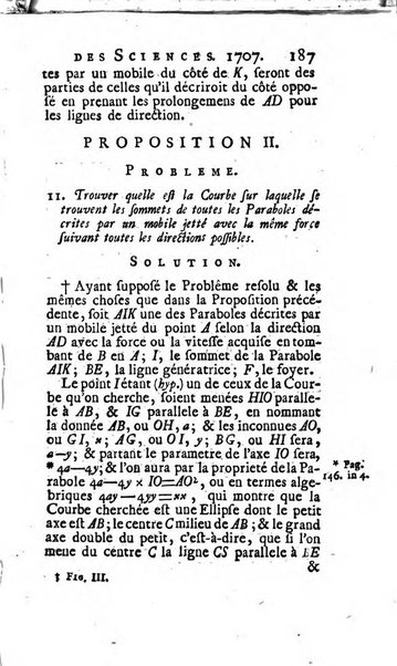 Histoire de l'Académie royale des sciences avec les Mémoires de mathematique & de physique, pour la même année, tires des registres de cette Académie.