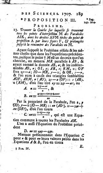 Histoire de l'Académie royale des sciences avec les Mémoires de mathematique & de physique, pour la même année, tires des registres de cette Académie.