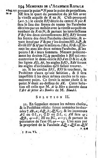 Histoire de l'Académie royale des sciences avec les Mémoires de mathematique & de physique, pour la même année, tires des registres de cette Académie.