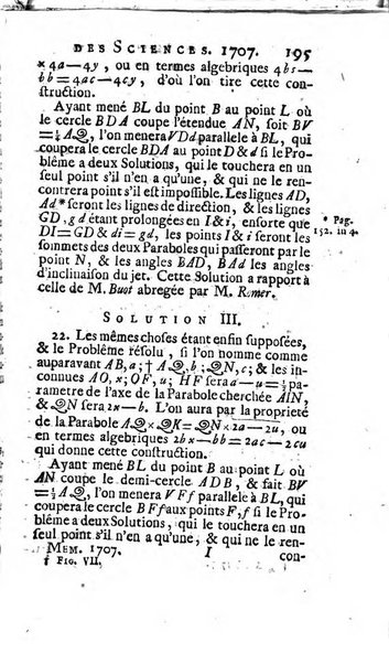 Histoire de l'Académie royale des sciences avec les Mémoires de mathematique & de physique, pour la même année, tires des registres de cette Académie.