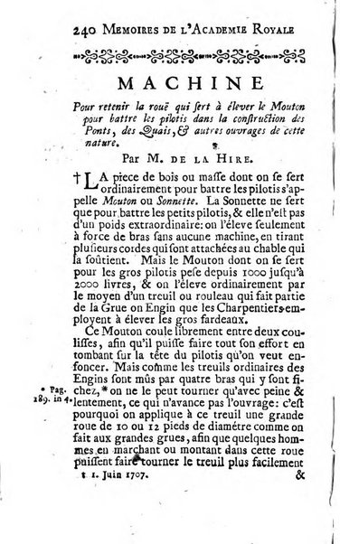 Histoire de l'Académie royale des sciences avec les Mémoires de mathematique & de physique, pour la même année, tires des registres de cette Académie.