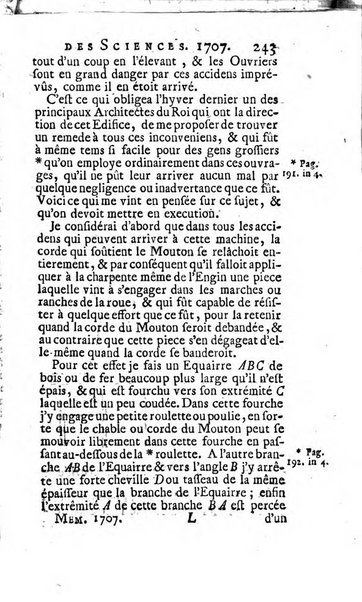 Histoire de l'Académie royale des sciences avec les Mémoires de mathematique & de physique, pour la même année, tires des registres de cette Académie.