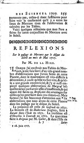 Histoire de l'Académie royale des sciences avec les Mémoires de mathematique & de physique, pour la même année, tires des registres de cette Académie.