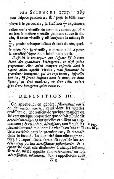 Histoire de l'Académie royale des sciences avec les Mémoires de mathematique & de physique, pour la même année, tires des registres de cette Académie.