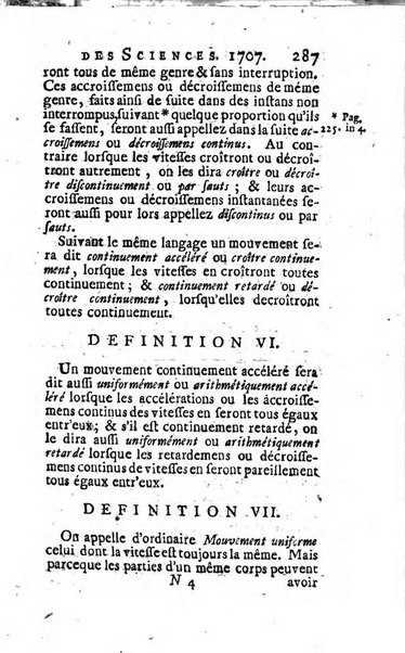 Histoire de l'Académie royale des sciences avec les Mémoires de mathematique & de physique, pour la même année, tires des registres de cette Académie.