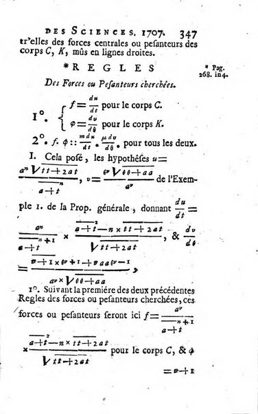 Histoire de l'Académie royale des sciences avec les Mémoires de mathematique & de physique, pour la même année, tires des registres de cette Académie.