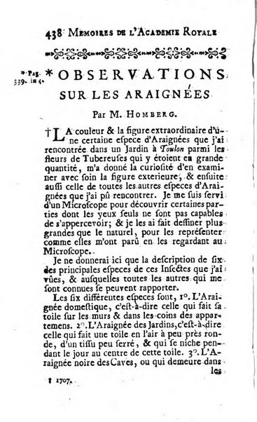 Histoire de l'Académie royale des sciences avec les Mémoires de mathematique & de physique, pour la même année, tires des registres de cette Académie.