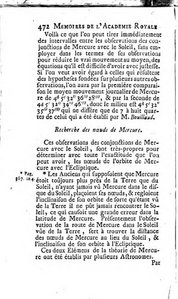 Histoire de l'Académie royale des sciences avec les Mémoires de mathematique & de physique, pour la même année, tires des registres de cette Académie.