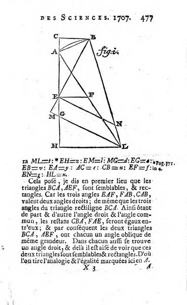 Histoire de l'Académie royale des sciences avec les Mémoires de mathematique & de physique, pour la même année, tires des registres de cette Académie.