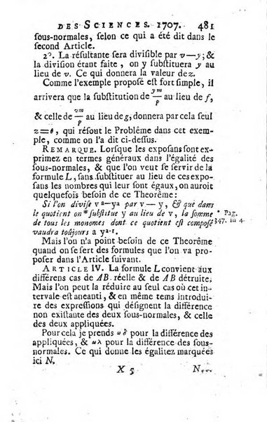 Histoire de l'Académie royale des sciences avec les Mémoires de mathematique & de physique, pour la même année, tires des registres de cette Académie.