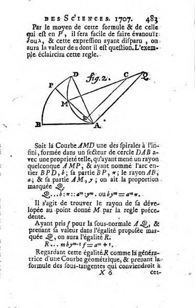 Histoire de l'Académie royale des sciences avec les Mémoires de mathematique & de physique, pour la même année, tires des registres de cette Académie.