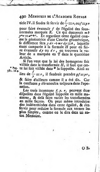 Histoire de l'Académie royale des sciences avec les Mémoires de mathematique & de physique, pour la même année, tires des registres de cette Académie.