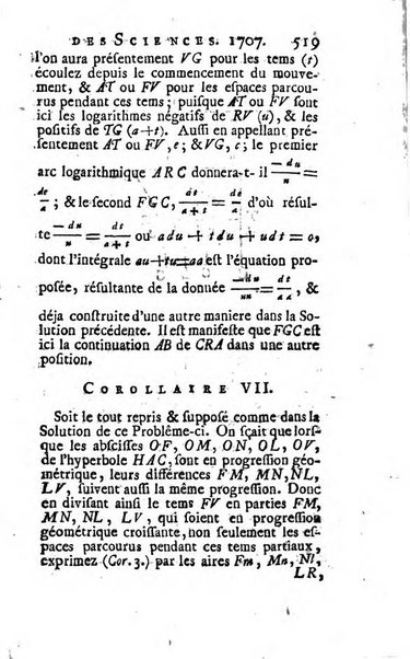 Histoire de l'Académie royale des sciences avec les Mémoires de mathematique & de physique, pour la même année, tires des registres de cette Académie.