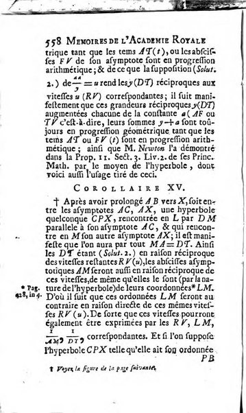 Histoire de l'Académie royale des sciences avec les Mémoires de mathematique & de physique, pour la même année, tires des registres de cette Académie.