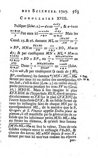 Histoire de l'Académie royale des sciences avec les Mémoires de mathematique & de physique, pour la même année, tires des registres de cette Académie.