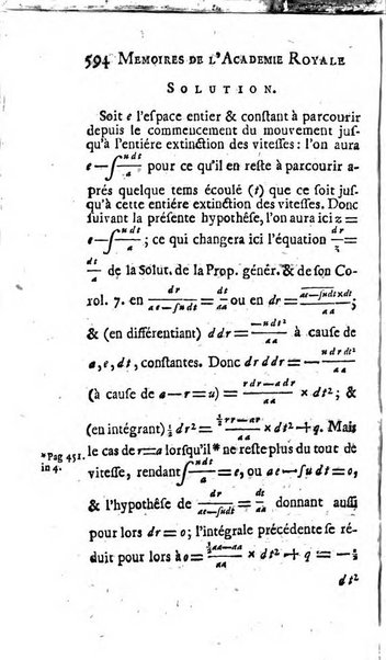 Histoire de l'Académie royale des sciences avec les Mémoires de mathematique & de physique, pour la même année, tires des registres de cette Académie.