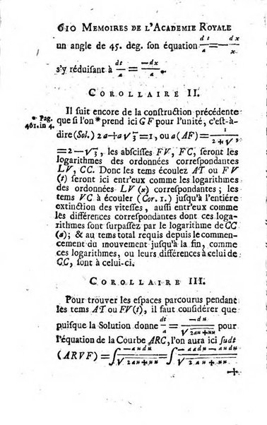 Histoire de l'Académie royale des sciences avec les Mémoires de mathematique & de physique, pour la même année, tires des registres de cette Académie.