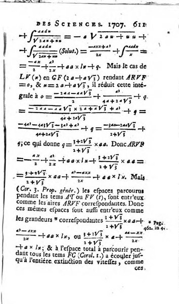 Histoire de l'Académie royale des sciences avec les Mémoires de mathematique & de physique, pour la même année, tires des registres de cette Académie.