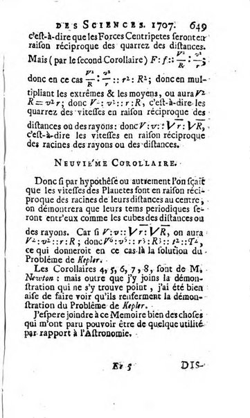 Histoire de l'Académie royale des sciences avec les Mémoires de mathematique & de physique, pour la même année, tires des registres de cette Académie.