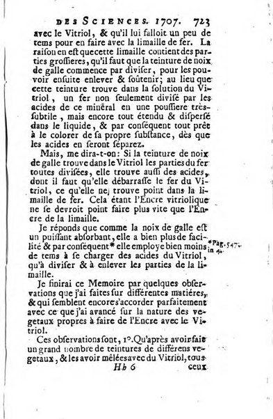 Histoire de l'Académie royale des sciences avec les Mémoires de mathematique & de physique, pour la même année, tires des registres de cette Académie.