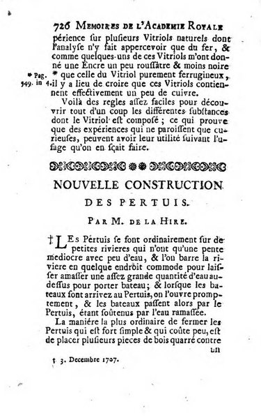 Histoire de l'Académie royale des sciences avec les Mémoires de mathematique & de physique, pour la même année, tires des registres de cette Académie.