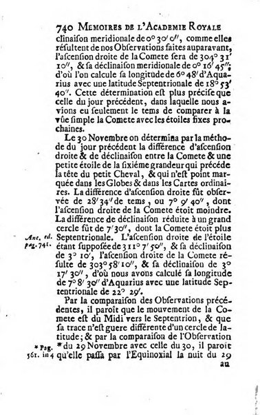 Histoire de l'Académie royale des sciences avec les Mémoires de mathematique & de physique, pour la même année, tires des registres de cette Académie.