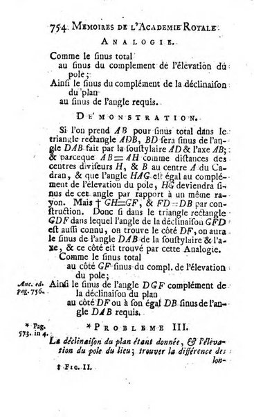 Histoire de l'Académie royale des sciences avec les Mémoires de mathematique & de physique, pour la même année, tires des registres de cette Académie.