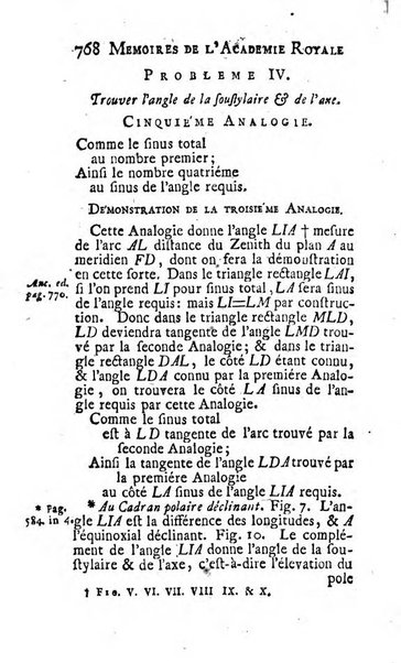 Histoire de l'Académie royale des sciences avec les Mémoires de mathematique & de physique, pour la même année, tires des registres de cette Académie.