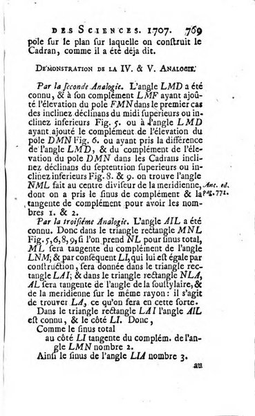 Histoire de l'Académie royale des sciences avec les Mémoires de mathematique & de physique, pour la même année, tires des registres de cette Académie.