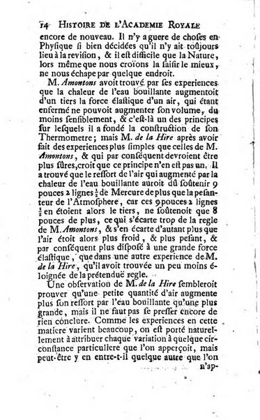 Histoire de l'Académie royale des sciences avec les Mémoires de mathematique & de physique, pour la même année, tires des registres de cette Académie.