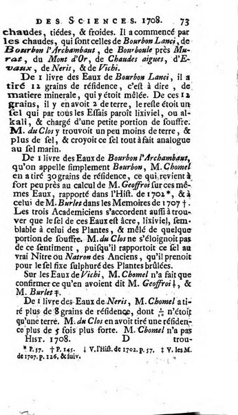 Histoire de l'Académie royale des sciences avec les Mémoires de mathematique & de physique, pour la même année, tires des registres de cette Académie.