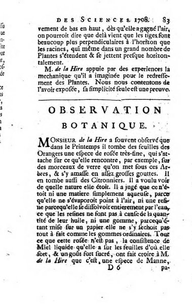 Histoire de l'Académie royale des sciences avec les Mémoires de mathematique & de physique, pour la même année, tires des registres de cette Académie.