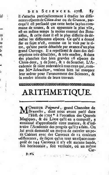 Histoire de l'Académie royale des sciences avec les Mémoires de mathematique & de physique, pour la même année, tires des registres de cette Académie.