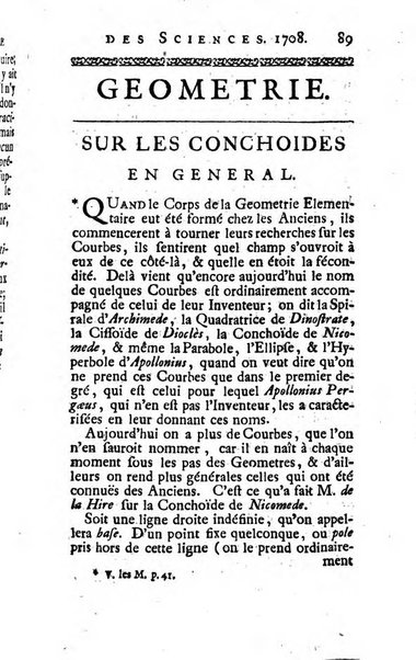 Histoire de l'Académie royale des sciences avec les Mémoires de mathematique & de physique, pour la même année, tires des registres de cette Académie.