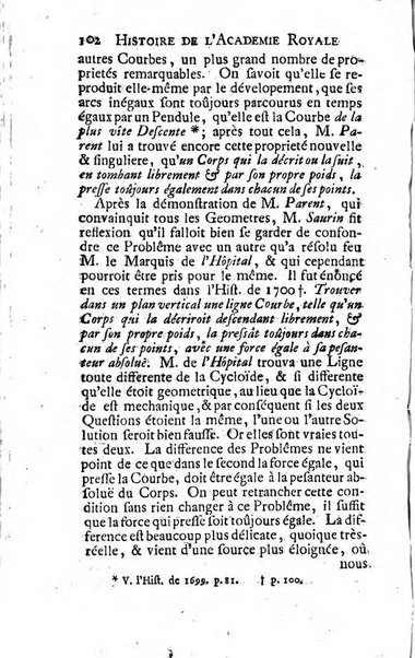 Histoire de l'Académie royale des sciences avec les Mémoires de mathematique & de physique, pour la même année, tires des registres de cette Académie.