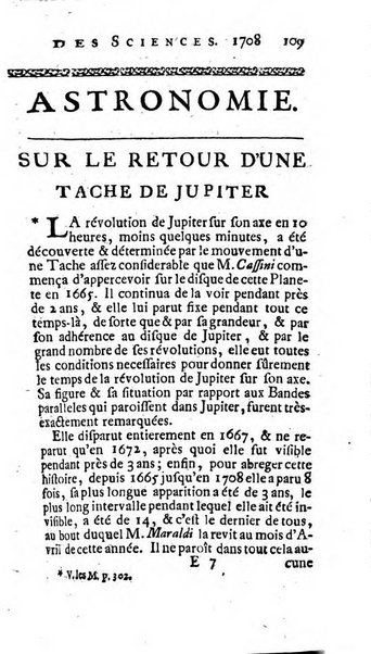 Histoire de l'Académie royale des sciences avec les Mémoires de mathematique & de physique, pour la même année, tires des registres de cette Académie.